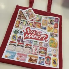 【新品未使用】ディズニー　スーパーマーケットデザイン トートバッグ