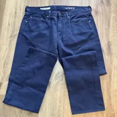 GAP 濃紺のコットンパンツ
