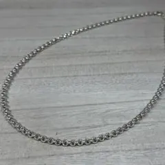 SILVER DESIGN BIG MANTEL NECKLACE /ネックレス - メルカリ