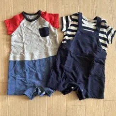 UNIQLO ロンパース・カバーオール2枚セット 70cm.80cm