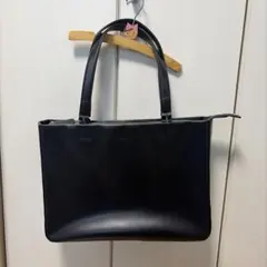 agnis b. ブラック ビジネスバッグ