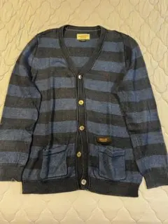 NEIGHBORHOOD ボーダー カーディガン L ネイビー グレー　美品のサムネイル