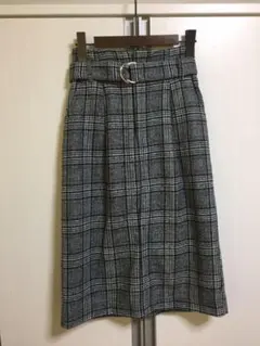 スカート/タイトスカート/グレンチェック