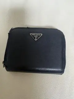 PRADA サフィアーノ 二つ折り財布 ブラックのサムネイル
