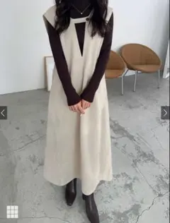 グレイル　GRL スエードジャンパースカート[dk1035]