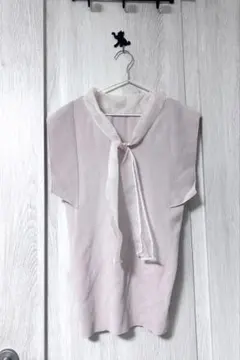 couture ノースリーブ ニット ピンク Fのサムネイル