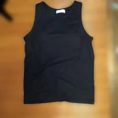 黒 コットンタンクトップのサムネイル