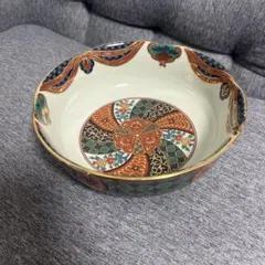 有田焼 青藍窯 古伊万里 盛鉢 菓子鉢 金彩