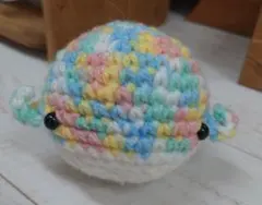あみぐるみ　くじら　くじらさん　かわいい　ハンドメイド　カラフル　FK様専用