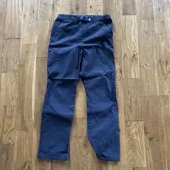 美品！値下げ！【キッズ】 130モンベルmont-bellロングパンツ ネイビーのサムネイル