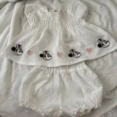 プティマイン　ミニー刺繍セットアップ
