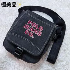 未使用級 希少 POLO JEANS CO. ショルダーバッグ デニムバッグ