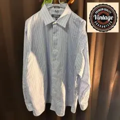 KENNETH COLE REACTION ストライプシャツ 長袖 XXL