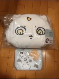 ちいかわ　エニマイくじ　D賞 クッション ポーチ あのこ2個セット