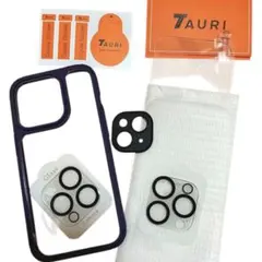 TAURI iPhone 14 Pro ケース カメラフィルム ガラスフィルム付