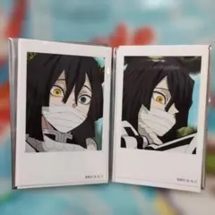 鬼滅の刃 柱カフェ チェキ風ブロマイド 伊黒小芭内 2枚セット