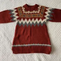 【カワイイ】110~120cm BREEZE ニット セーター ワンピース