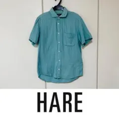 HARE 半袖シャツ ターコイズブルー メンズのサムネイル