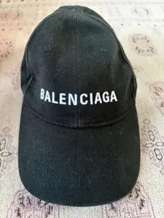 BALENCIAGA エッフェル塔刺繍キャップ ブラック - メルカリ