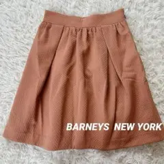 BARNEYS NEW YORK【M】美品　フレアスカート　膝上丈　オレンジのサムネイル