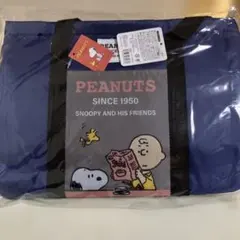 PEANUTS スヌーピー エコバッグ ベージュ　保冷温レジカゴバッグ　大容量
