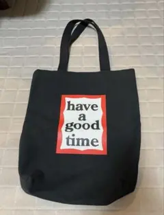 have a good time トートバッグ 黒