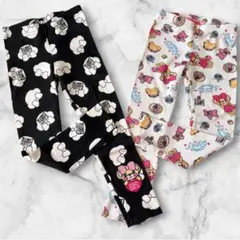 アースマジック ♥ シルエット ピクニック 総柄 レギンス セット