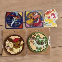 ポケモンカフェ限定 ポケモンカフェコースター　イーブイ　ニャオハ