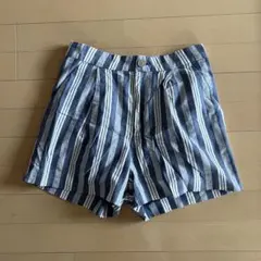 TODAYFUL ネイビー ホワイト ストライプ ショートパンツ 38のサムネイル