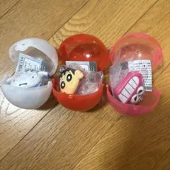 クレヨンしんちゃん　ミラーコレクション　シロ　ワニ山さん　ガチャガチャ