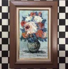 空飛ぶ画家、糸川裕志の静物画、牡丹の花です、油絵、真作、F4号 空飛ぶ画家、糸川裕志の静物画、牡丹の花です、油絵、真作、F4号