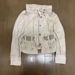 D&G ドルチェ&ガッバーナ フリル ノーカラージャケット［Gジャン