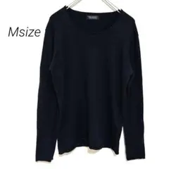 美品 ナノユニバース 美シルエット ニット M 黒