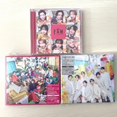 【匿名配送】timelesz FAM 初回限定盤A, B, 通常盤 3枚セット