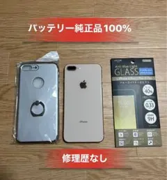 Iphone8Plus Gold 64GB SIMフリーバッテリー100％美品