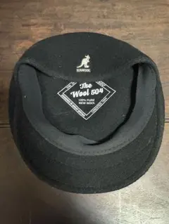 KANGOL Wool 504 ブラック ハンチング帽