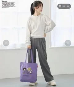 【美品】PEANUTS 75周年記念 トートバッグのサムネイル