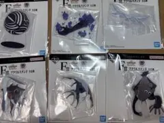 エヴァンゲリオン1番くじ 下敷き＆ラバーコースター＆アクリルスタンド 6個セット