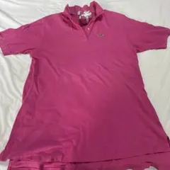 訳あり IZOD LACOSTE ポロシャツ ピンク Lサイズ