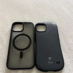 【iPhone15用ケース 2個セット】iFace ＆ JETech