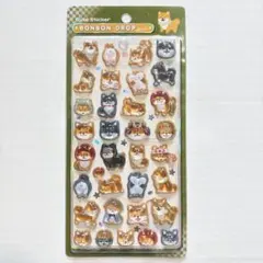 クーリア ボンドロ ボンボンドロップシール 和柄 柴犬 しばけん 芝犬