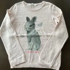 H&M ウサギプリント トレーナー US 8-10