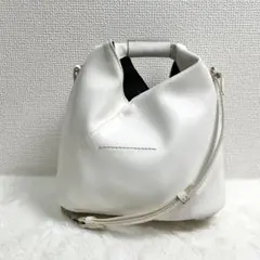 大幅値下げ中【美品】MM6 エムエムシックス　ジャパニーズ　ショルダーバッグ　白
