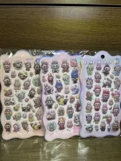 ラブブ　ボンボンドロップシール３個セット