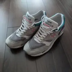 New Balance １５００ スニーカー グレー/ターコイズ　ＵＳ８