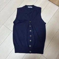 District United Arrows ネイビー ベスト Sサイズ