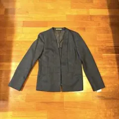 新品未使用☆匿名配送　オリヒカ　ジャケット　グレー　チェック　Lサイズ