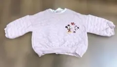 ハート刺繍 トレーナー ピンク