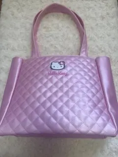 ハローキティ キルティングトートバッグ ピンク