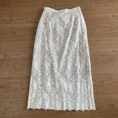 green label relaxingレース タイトスカート